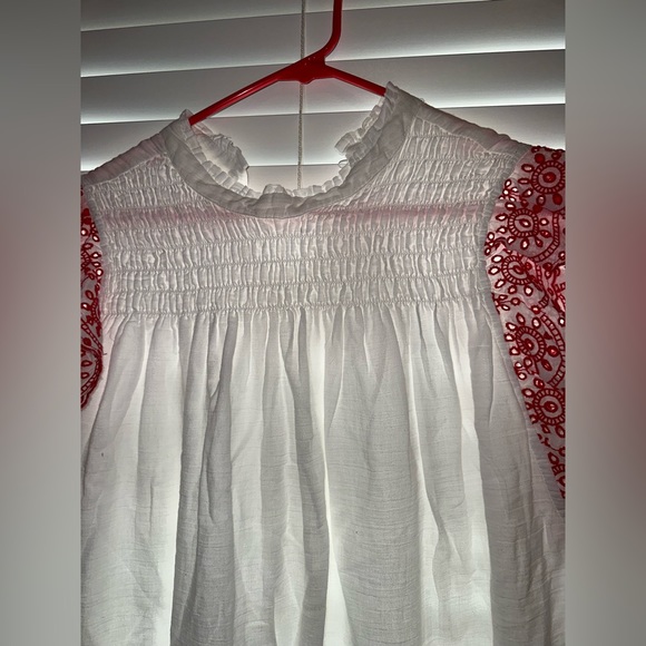 NWT Crown & Ivy Sleeveless White Dress Sz L - Picture 4 of 7